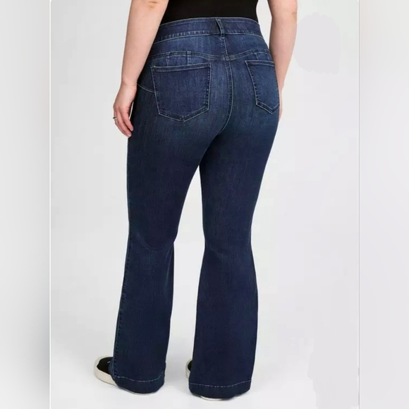 Torrid Red Flare Jeans - Picture 14 of 14